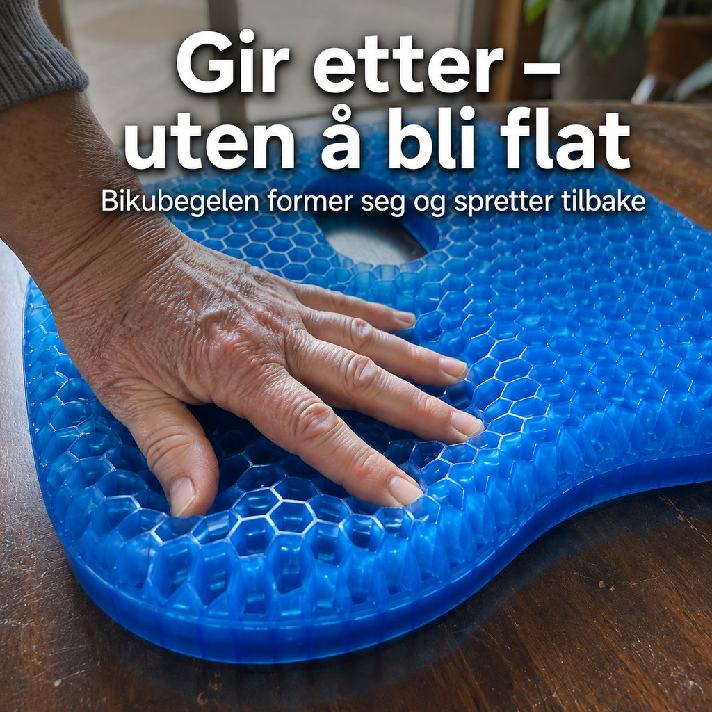 Bli kvitt smerter i halebeinet og sitt komfortabelt i timevis med MediGel