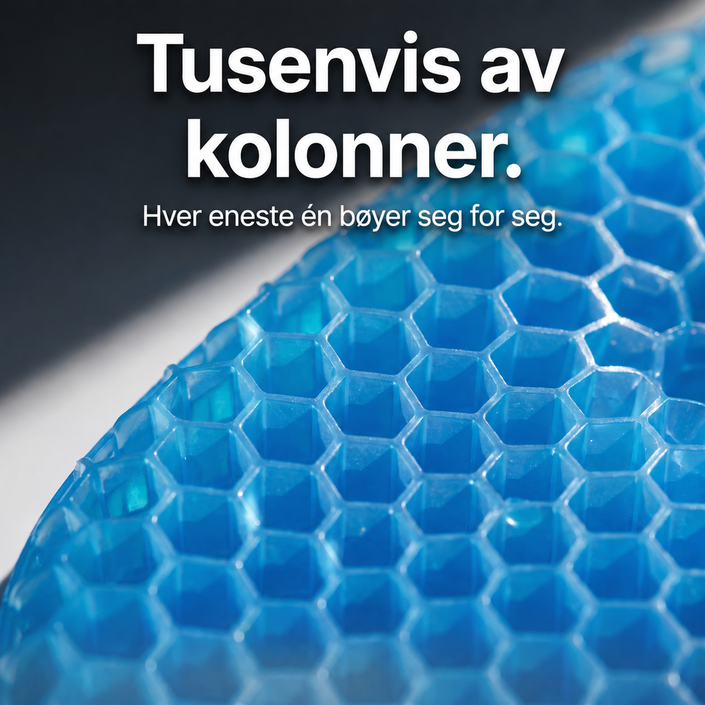 Bli kvitt smerter i halebeinet og sitt komfortabelt i timevis med MediGel