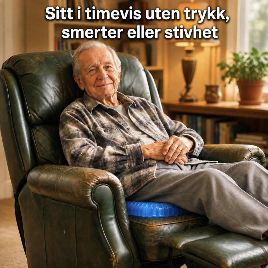 Bli kvitt smerter i halebeinet og sitt komfortabelt i timevis med MediGel