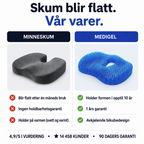 Bli kvitt smerter i halebeinet og sitt komfortabelt i timevis med MediGel